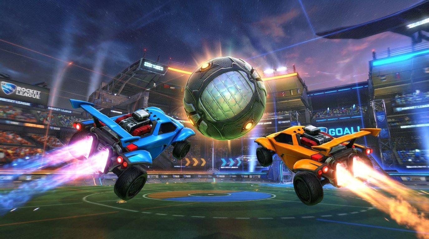 Rocket League game screenshot