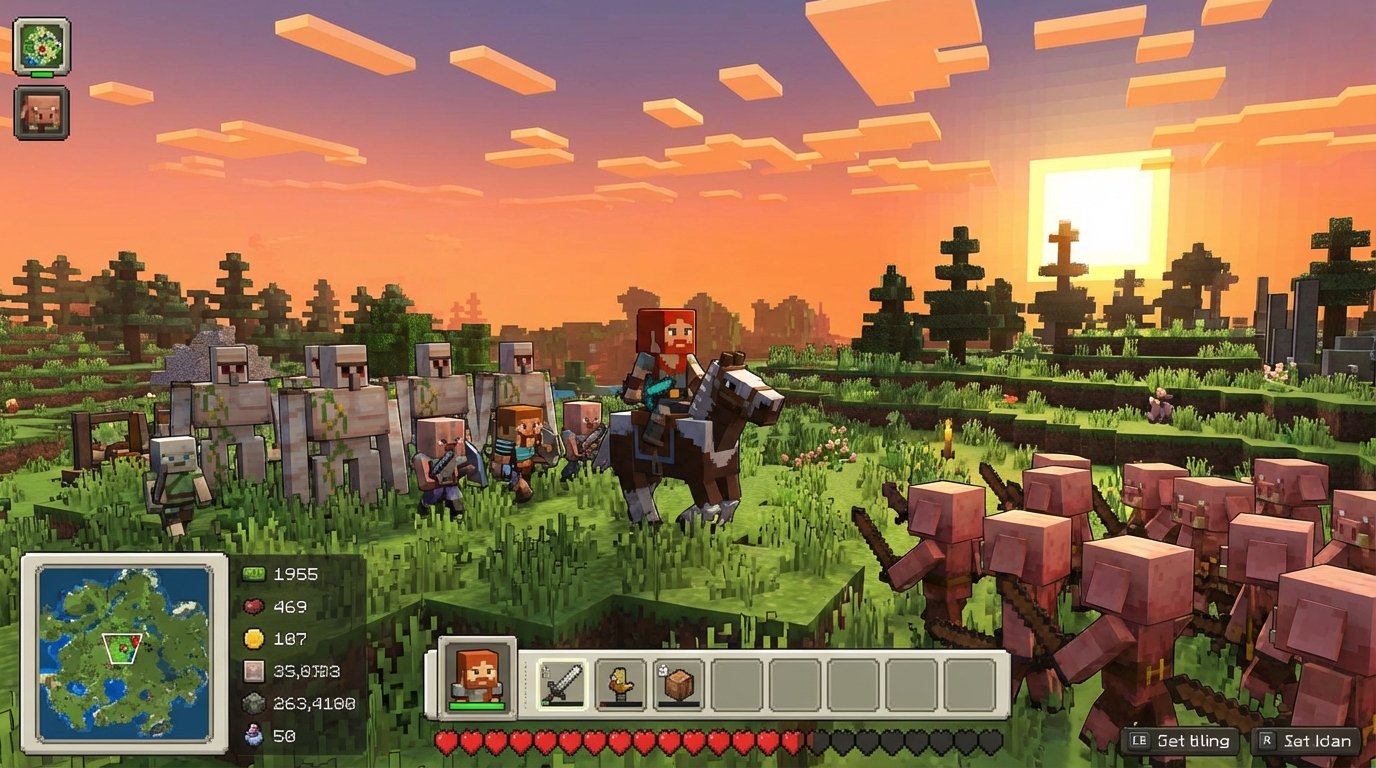 Minecraft Legends game screenshot