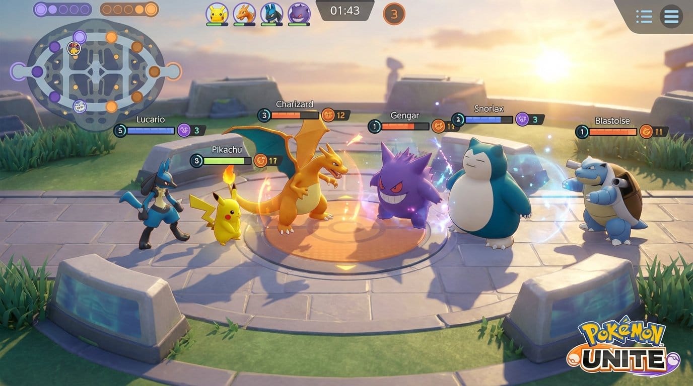 Pokémon Unite game screenshot