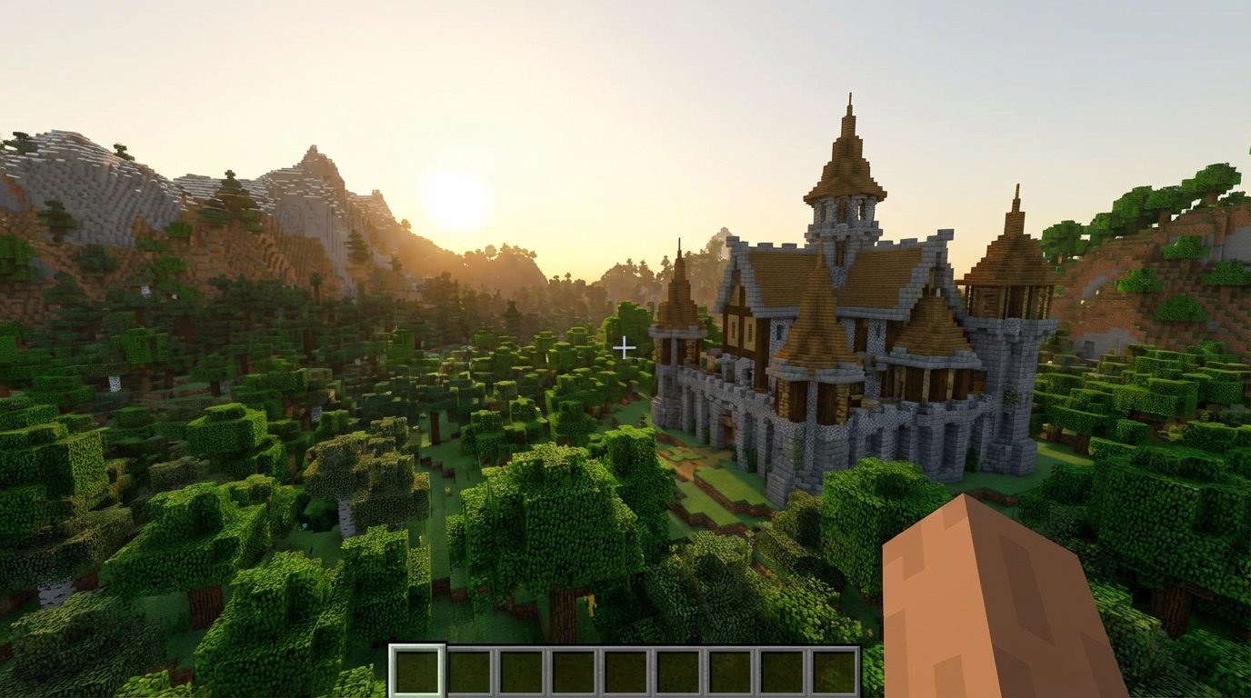 Minecraft game screenshot