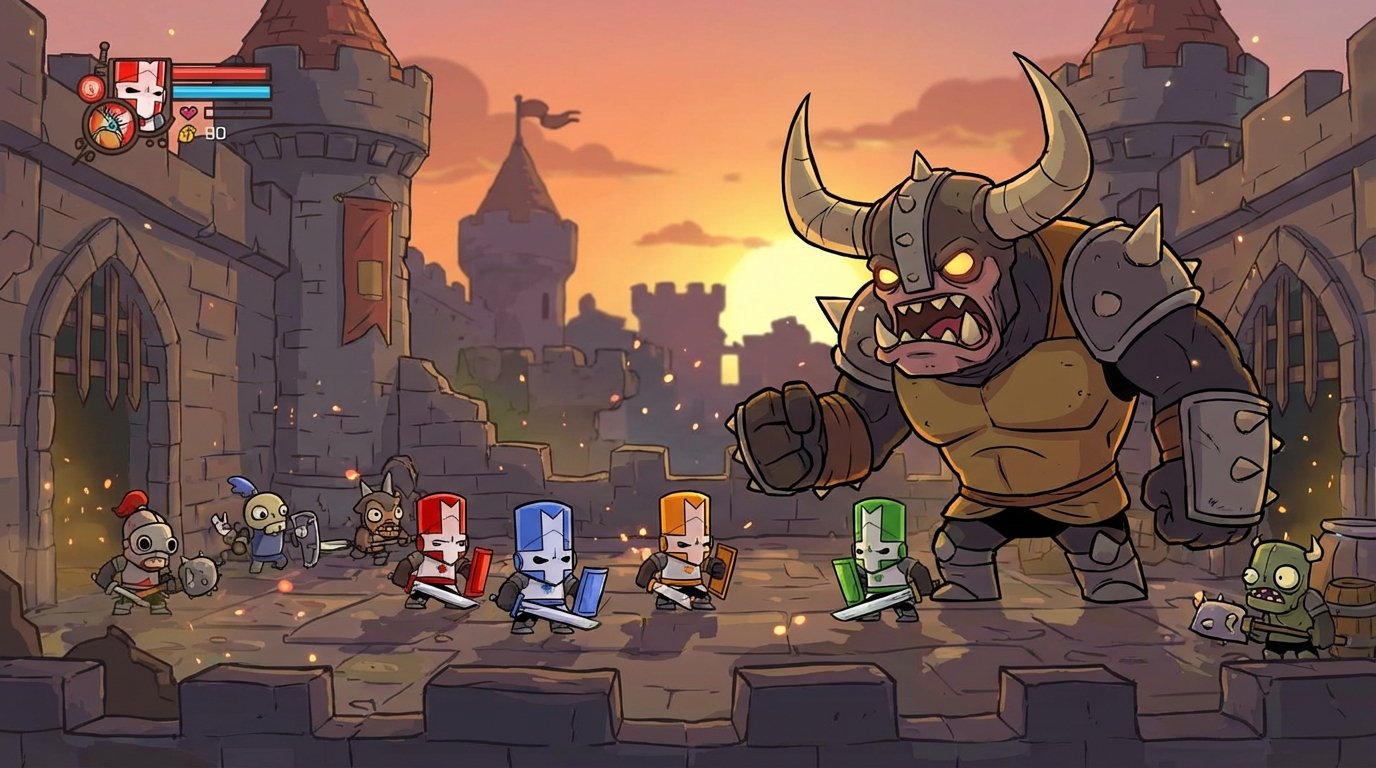 Castle Crashers game screenshot