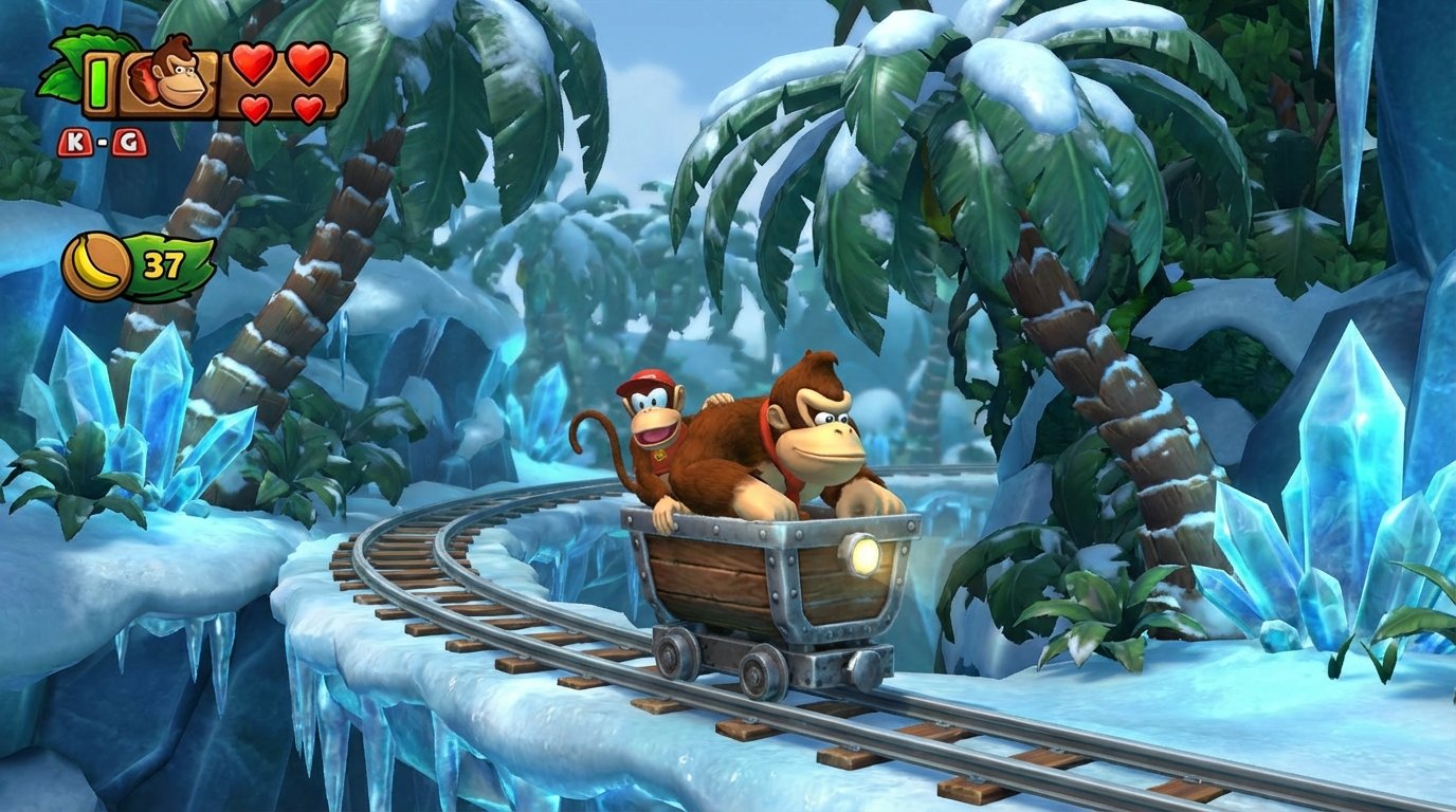 Donkey Kong Country: Tropical Freeze game screenshot