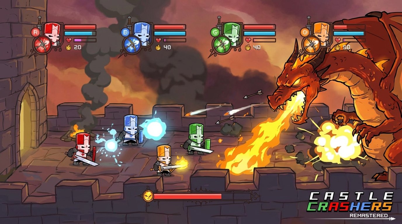 Castle Crashers game screenshot