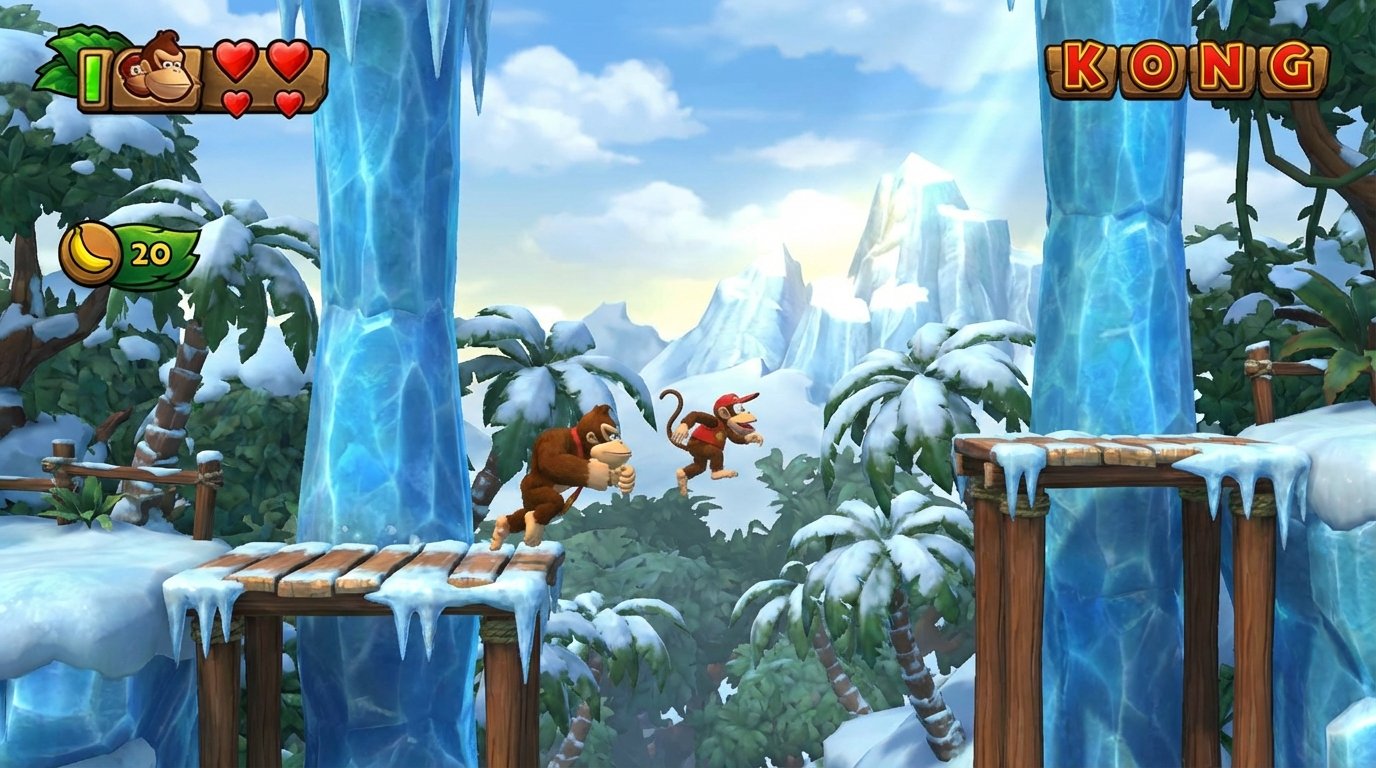 Donkey Kong Country: Tropical Freeze game screenshot