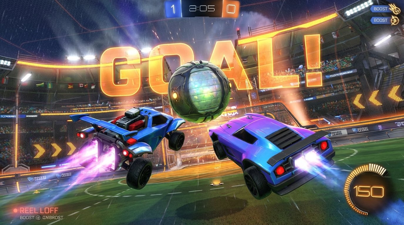 Rocket League game screenshot