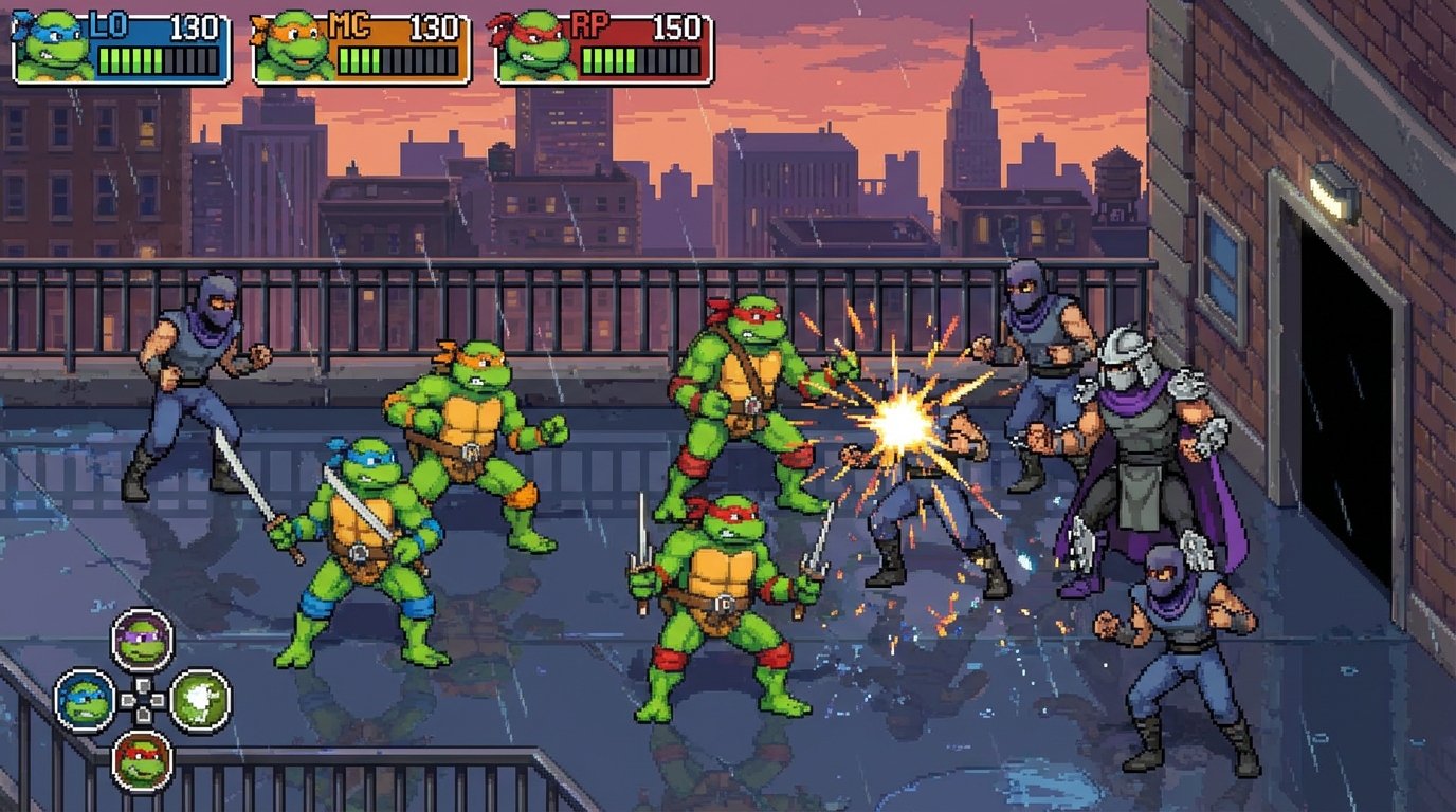 Teenage Mutant Ninja Turtles: Shredder’s Revenge game screenshot