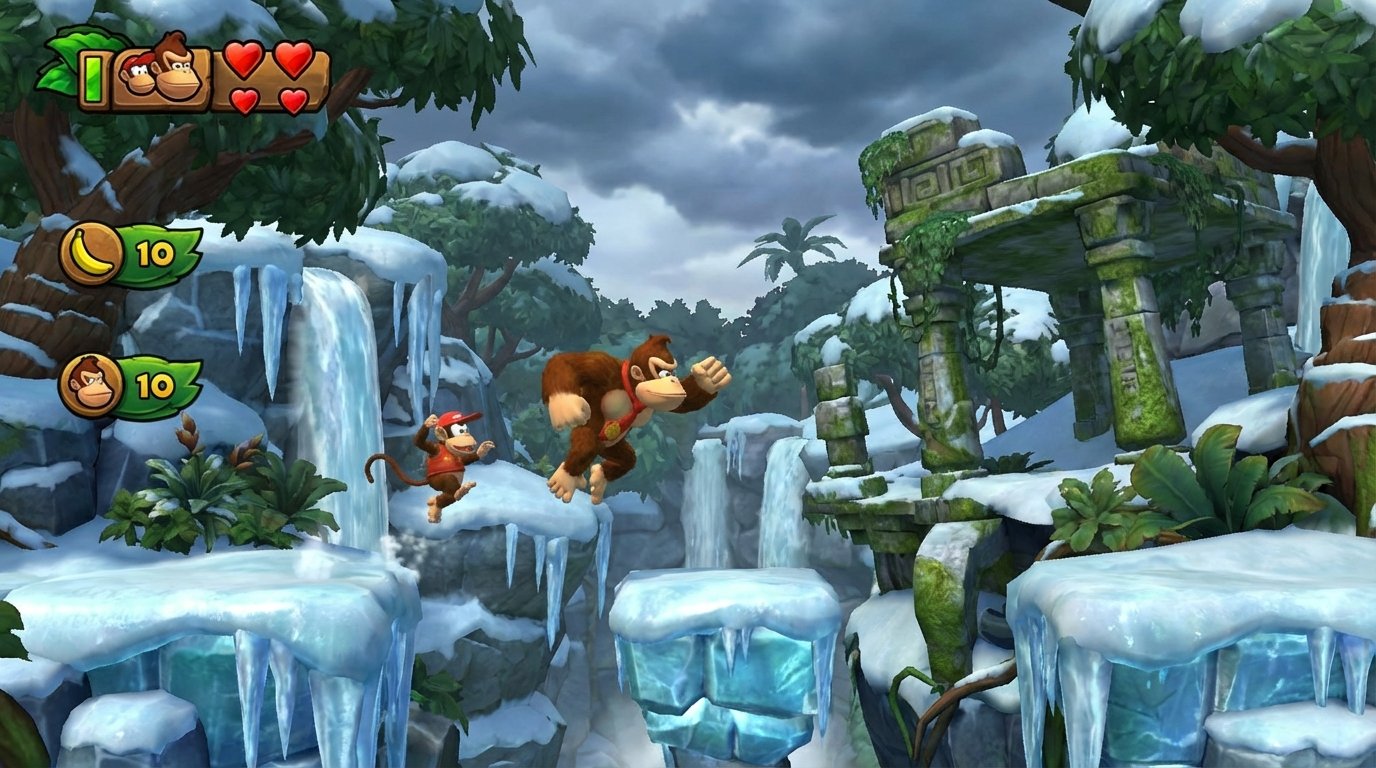 Donkey Kong Country: Tropical Freeze game screenshot