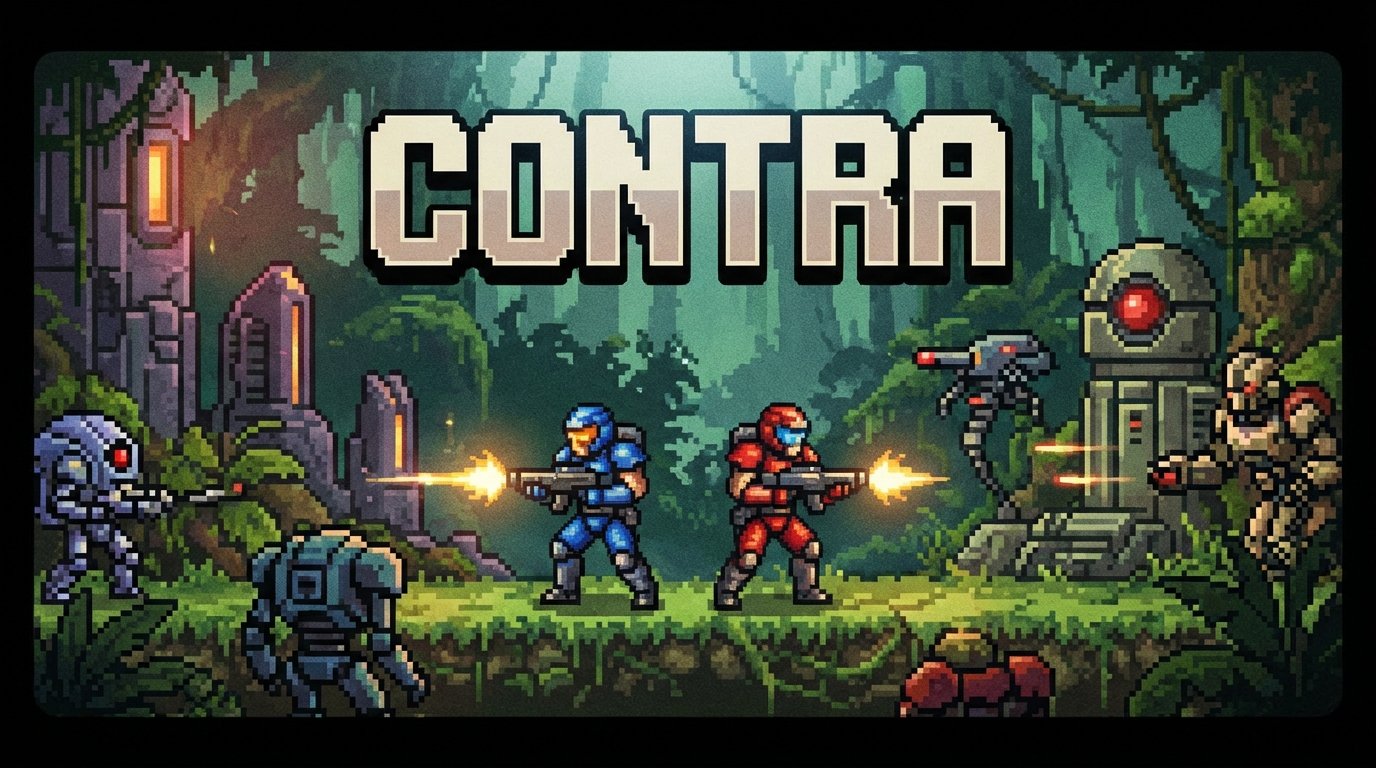 Contra game screenshot