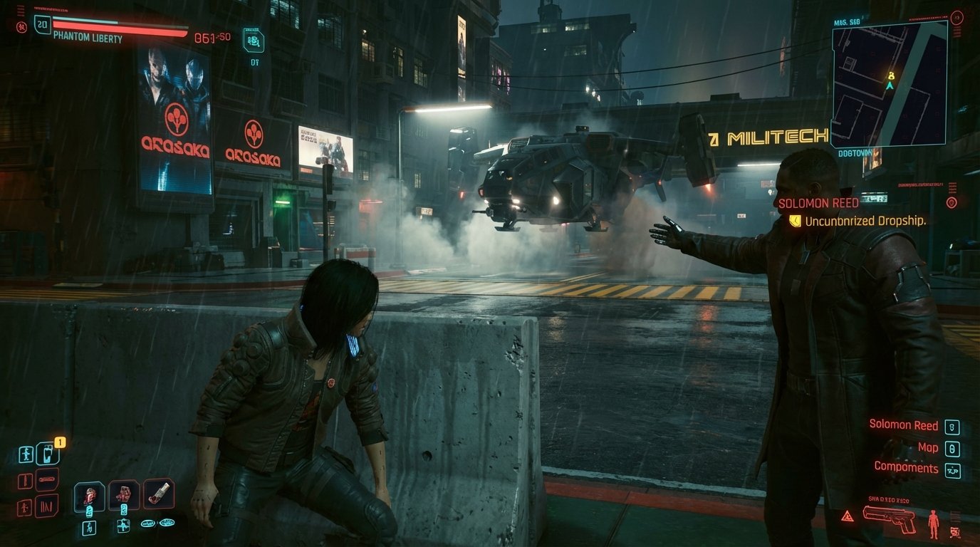 Cyberpunk 2077: Phantom Liberty game screenshot