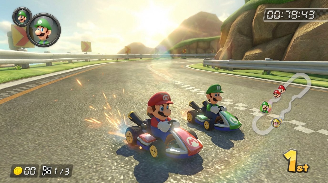 Mario Kart 8 Deluxe game screenshot