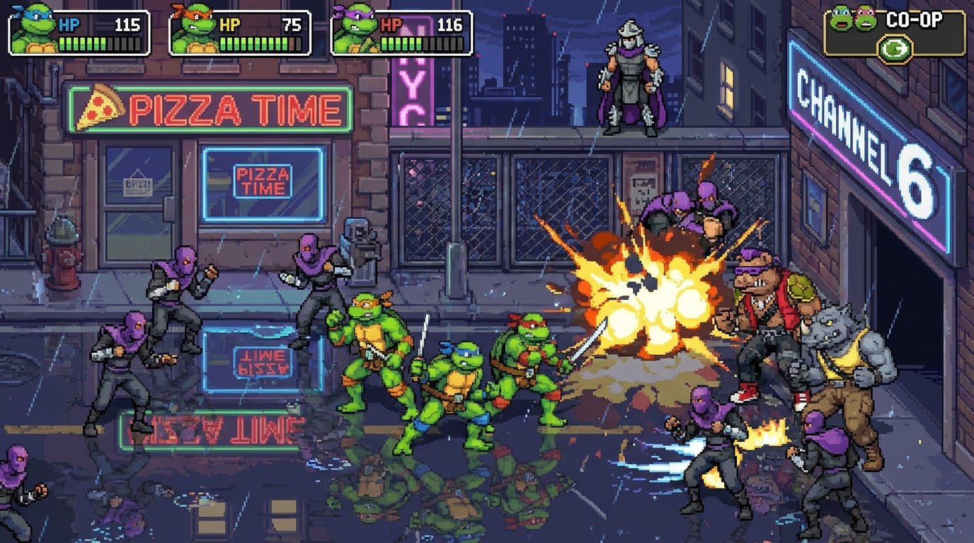 Teenage Mutant Ninja Turtles: Shredder’s Revenge game screenshot