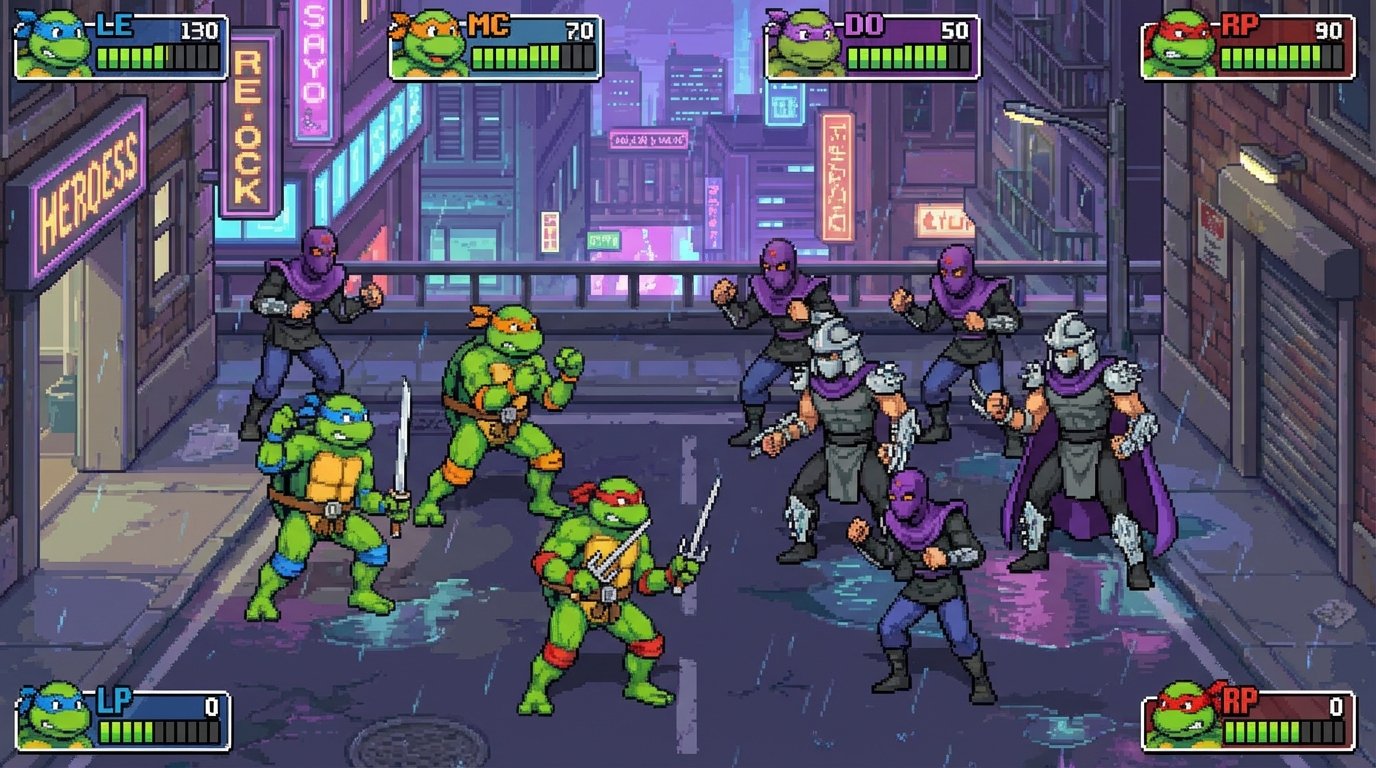 Teenage Mutant Ninja Turtles: Shredder’s Revenge game screenshot