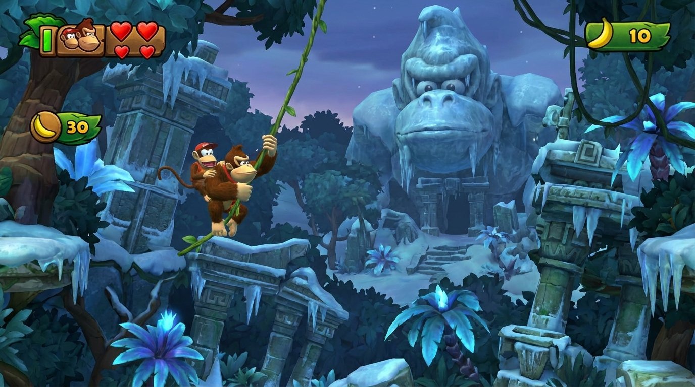 Donkey Kong Country: Tropical Freeze game screenshot