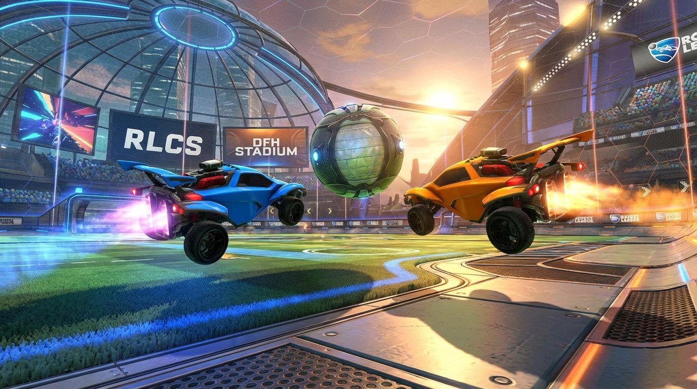 Rocket League game screenshot
