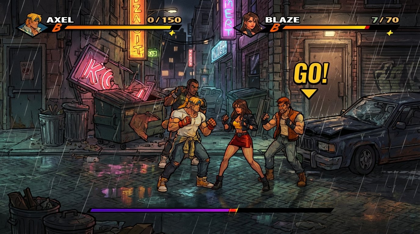 Streets of Rage 4 game screenshot