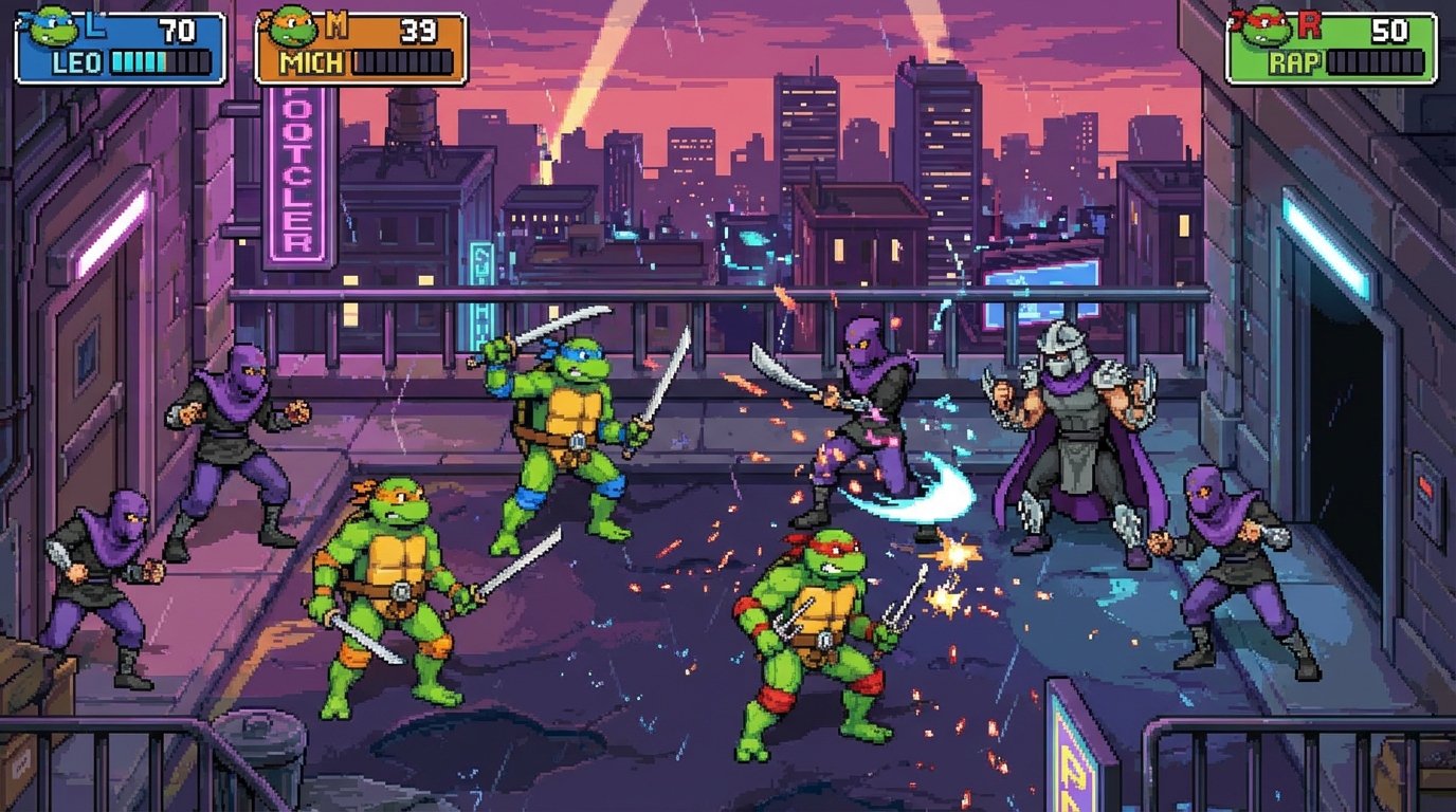 Teenage Mutant Ninja Turtles: Shredder’s Revenge game screenshot