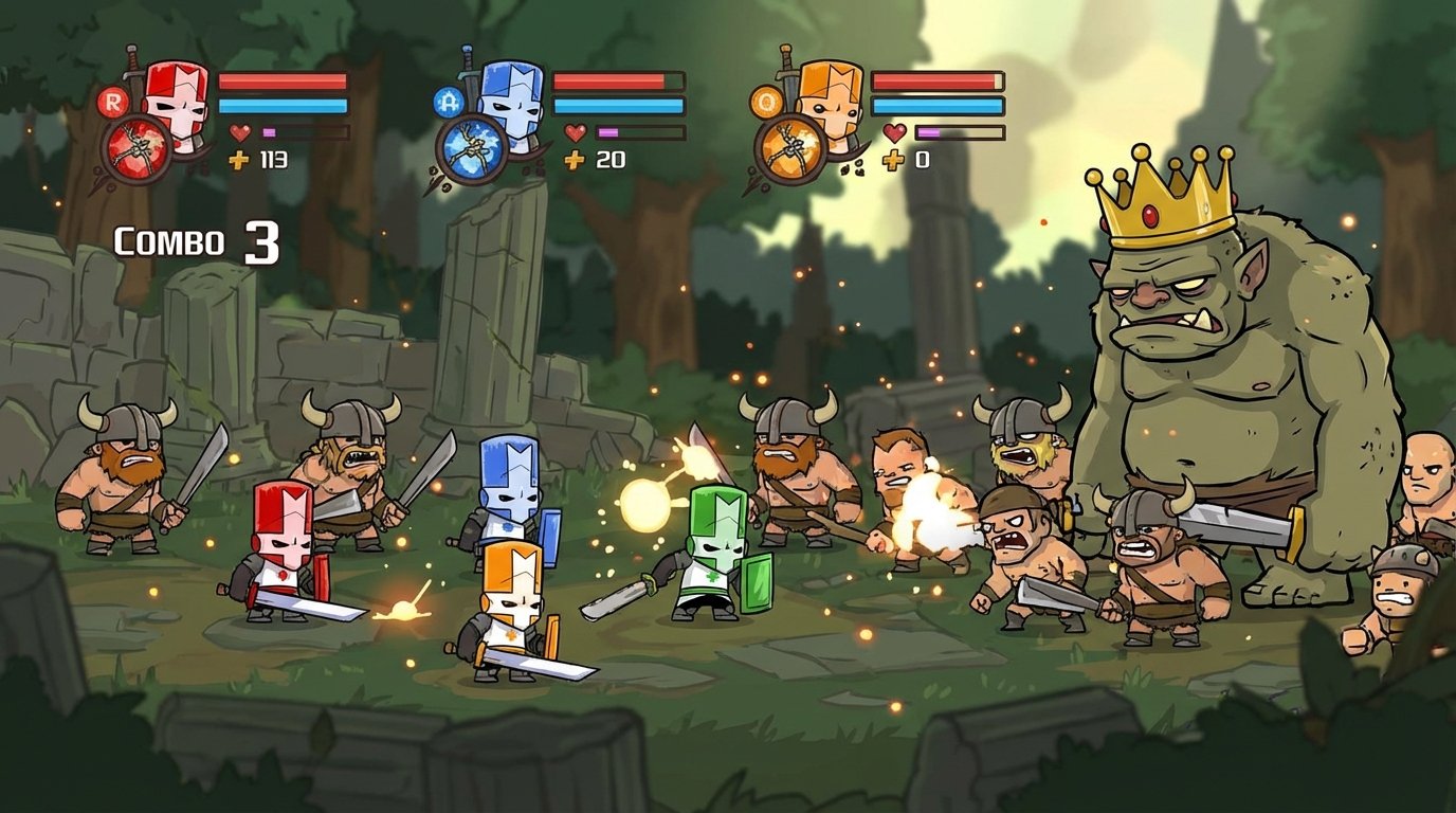 Castle Crashers game screenshot
