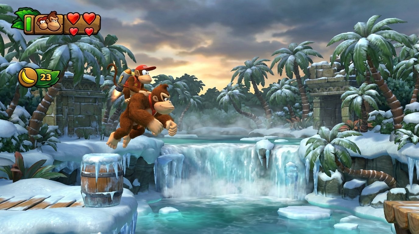 Donkey Kong Country: Tropical Freeze game screenshot