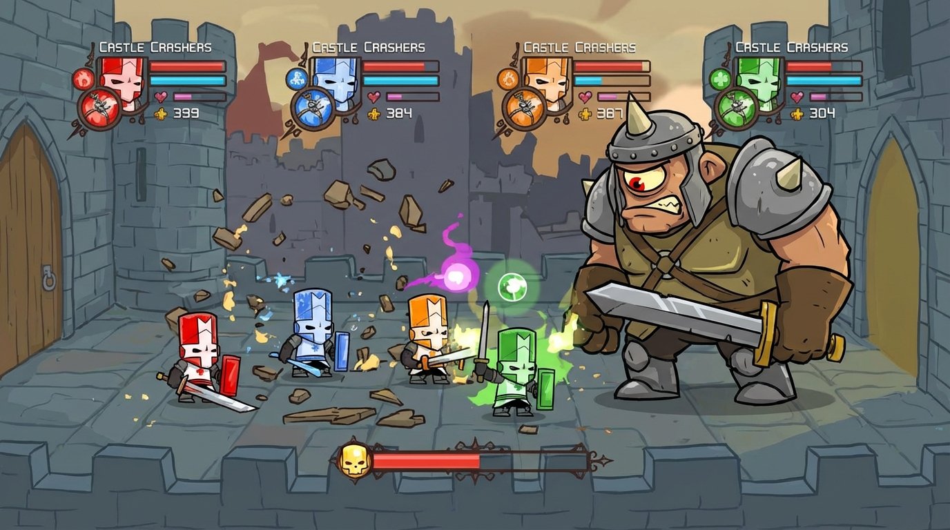 Castle Crashers game screenshot