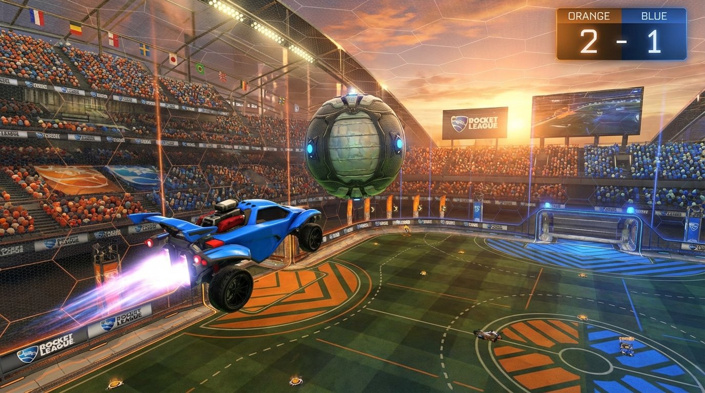 Rocket League game screenshot