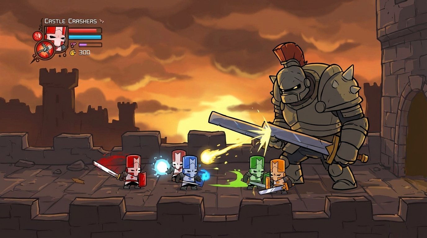Castle Crashers game screenshot