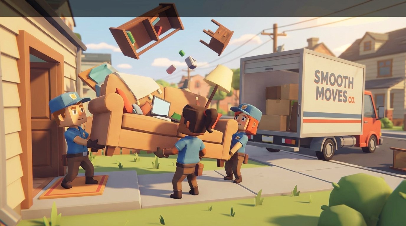 Moving Out game screenshot