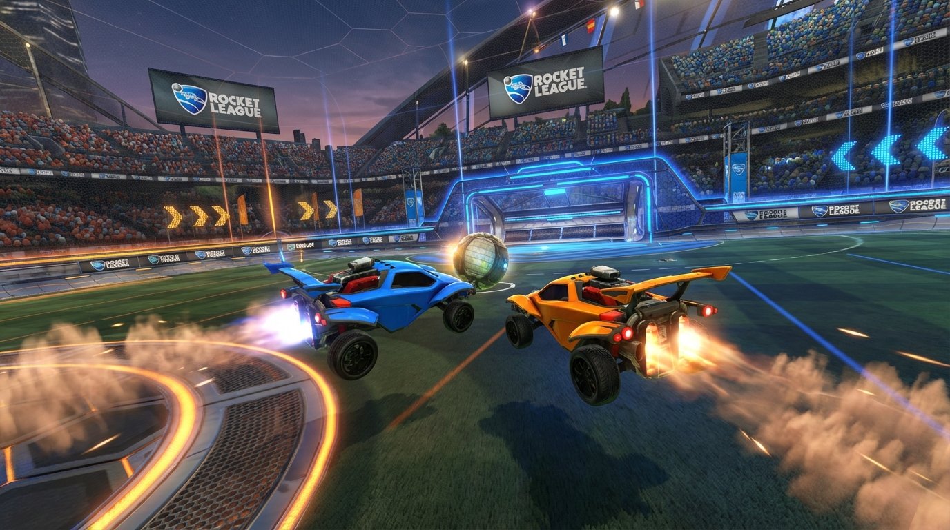 Rocket League game screenshot