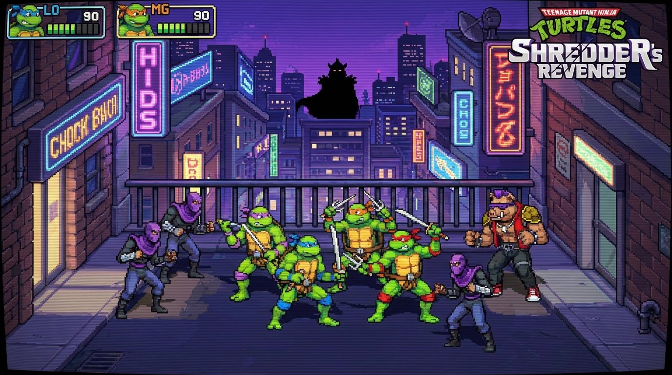 Teenage Mutant Ninja Turtles: Shredder’s Revenge game screenshot