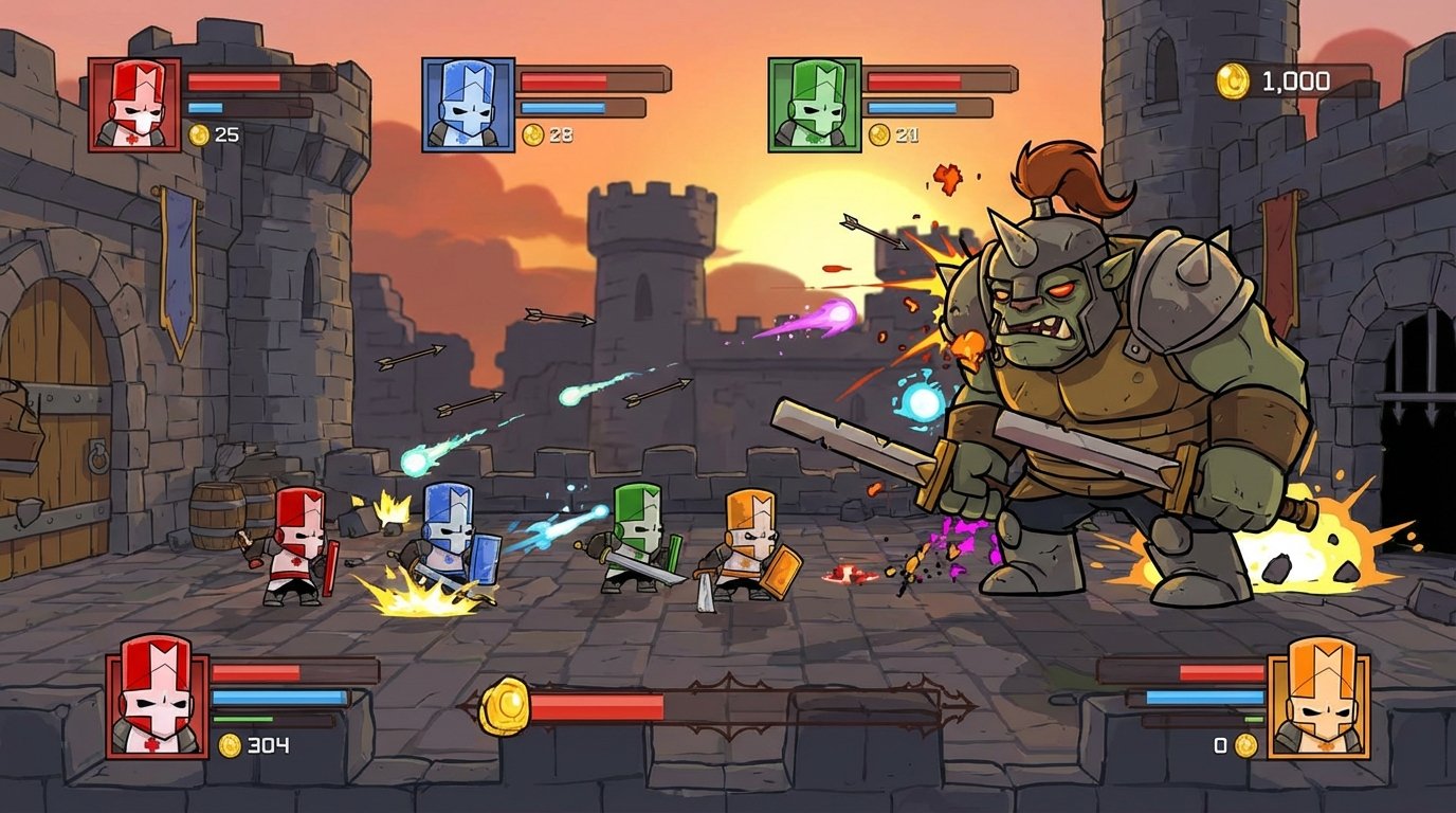 Castle Crashers game screenshot