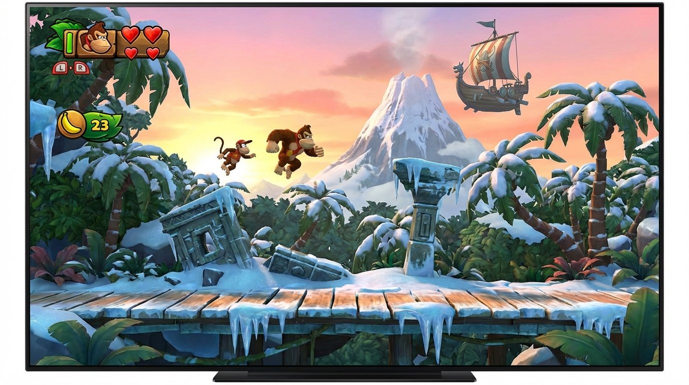 Donkey Kong Country: Tropical Freeze game screenshot