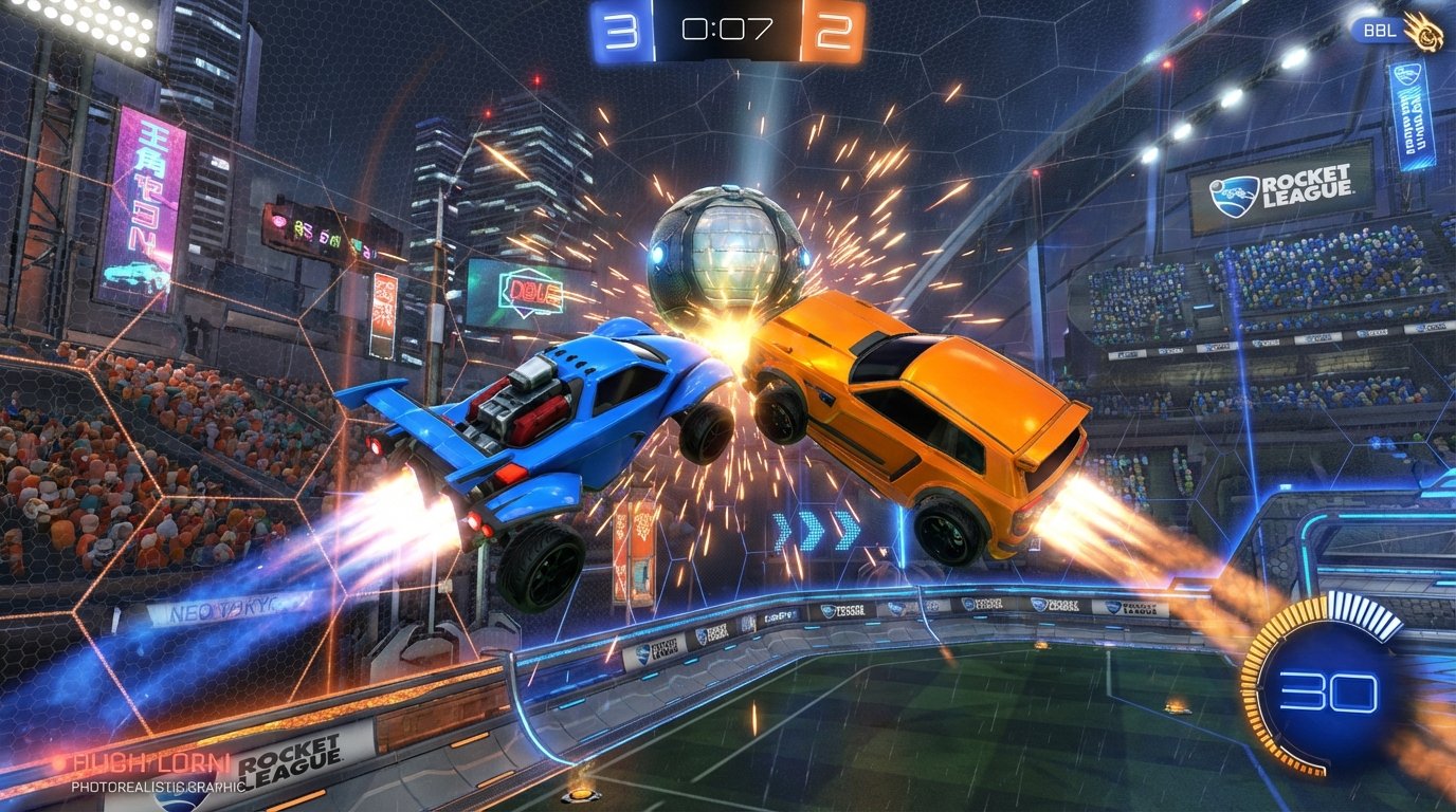 Rocket League game screenshot