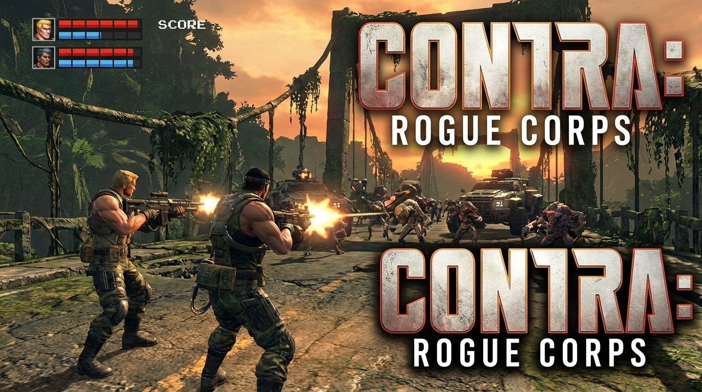 Contra game screenshot