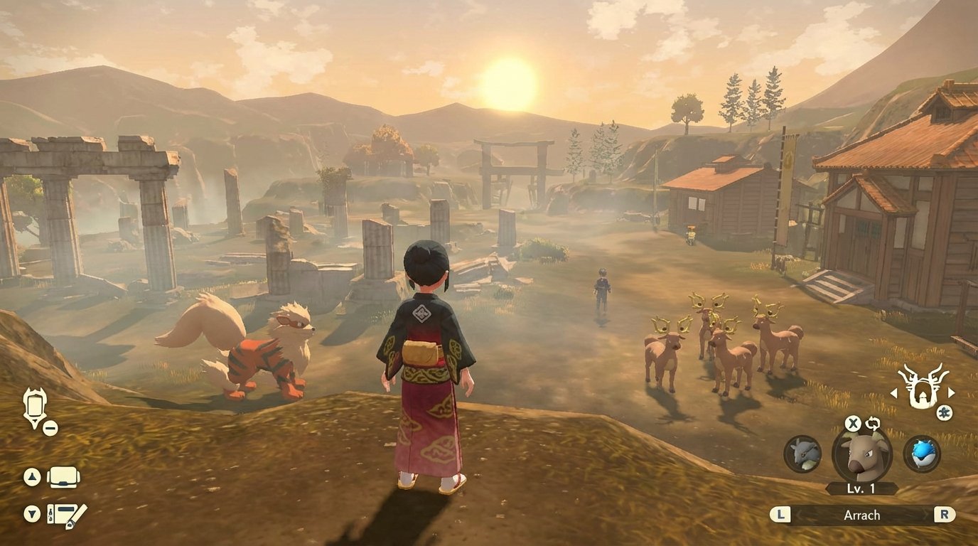 Pokémon Legends: Arceus game screenshot
