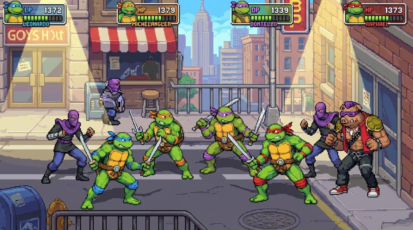 Teenage Mutant Ninja Turtles: Shredder’s Revenge game screenshot