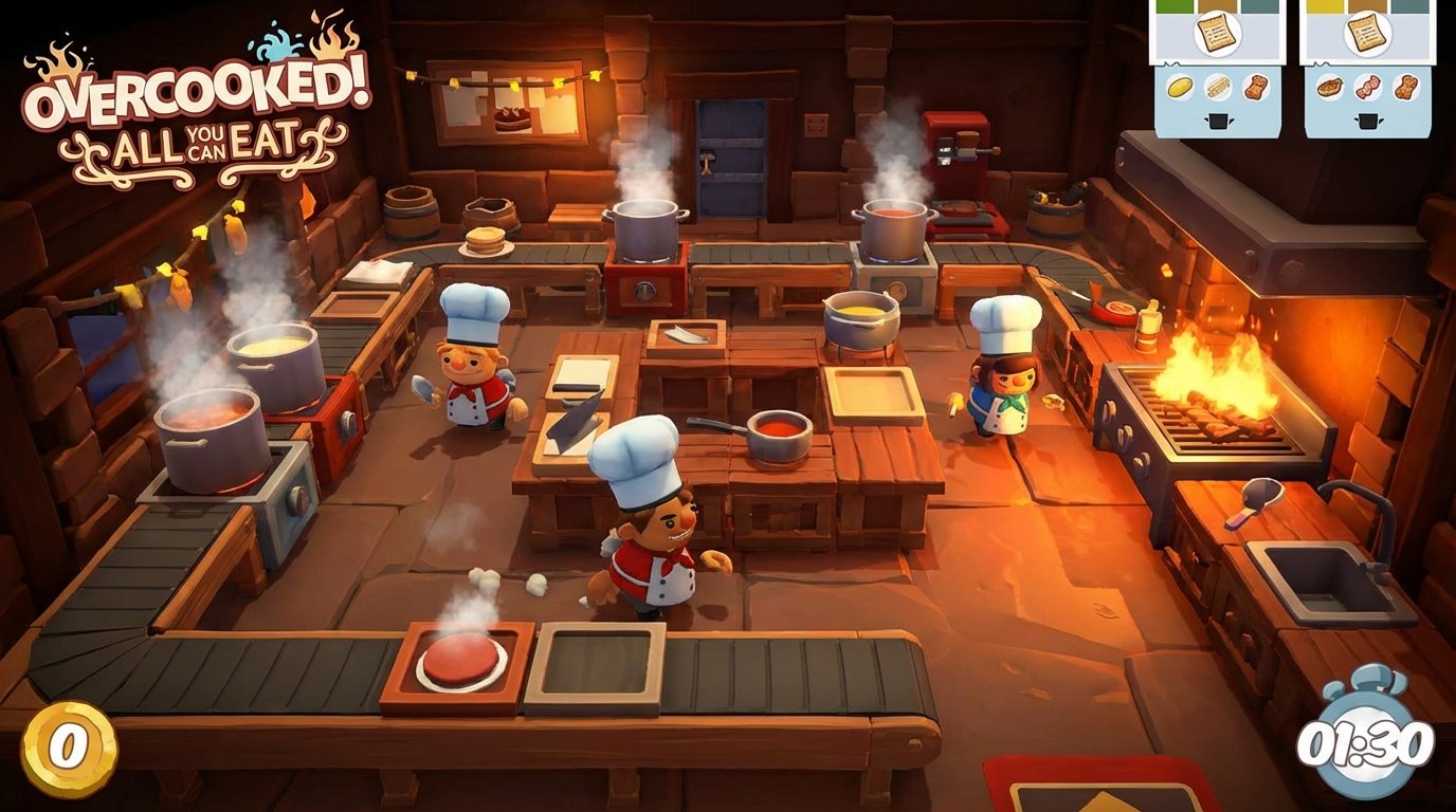 Overcooked! All You Can Eat game screenshot