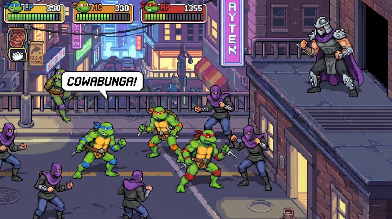 Teenage Mutant Ninja Turtles: Shredder’s Revenge game screenshot