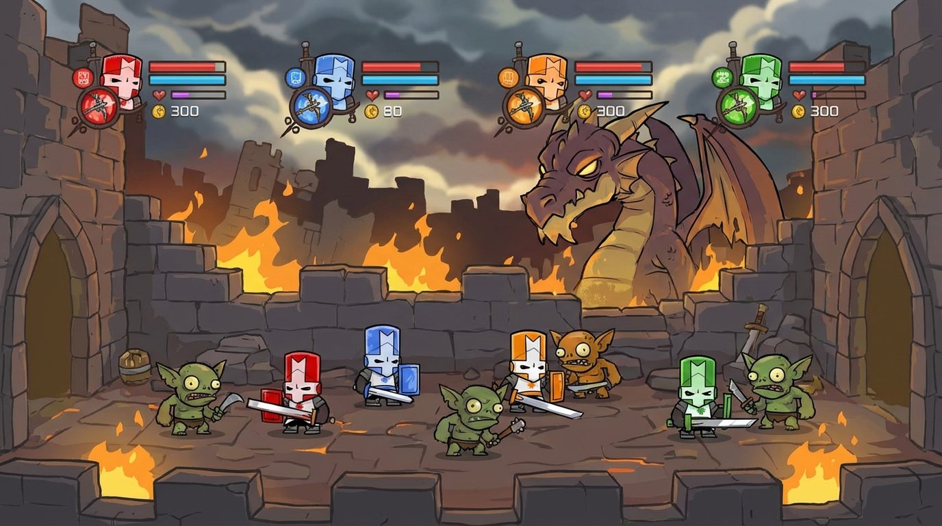 Castle Crashers game screenshot