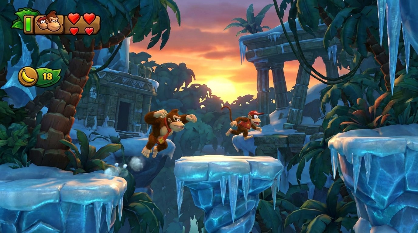 Donkey Kong Country: Tropical Freeze game screenshot