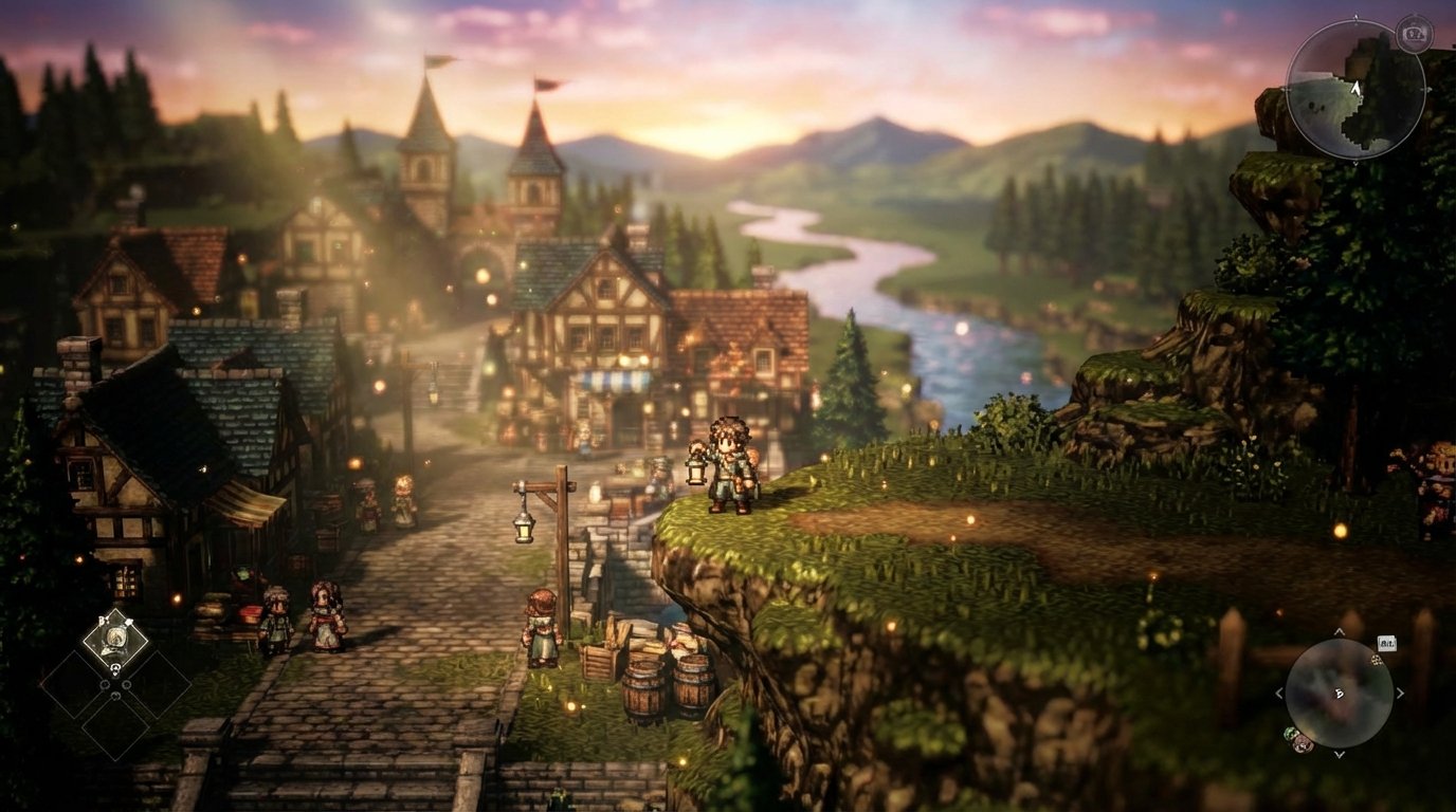 Octopath Traveler II game screenshot
