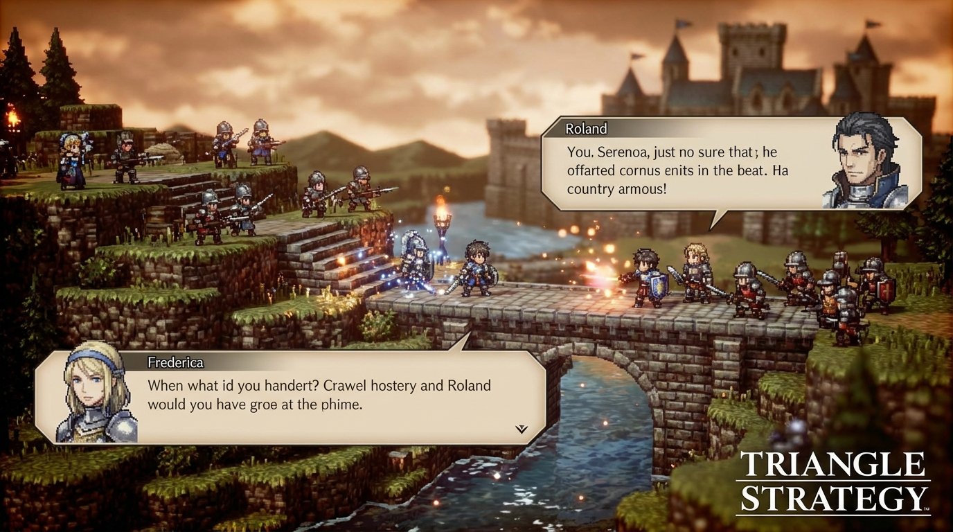 Triangle Strategy game screenshot