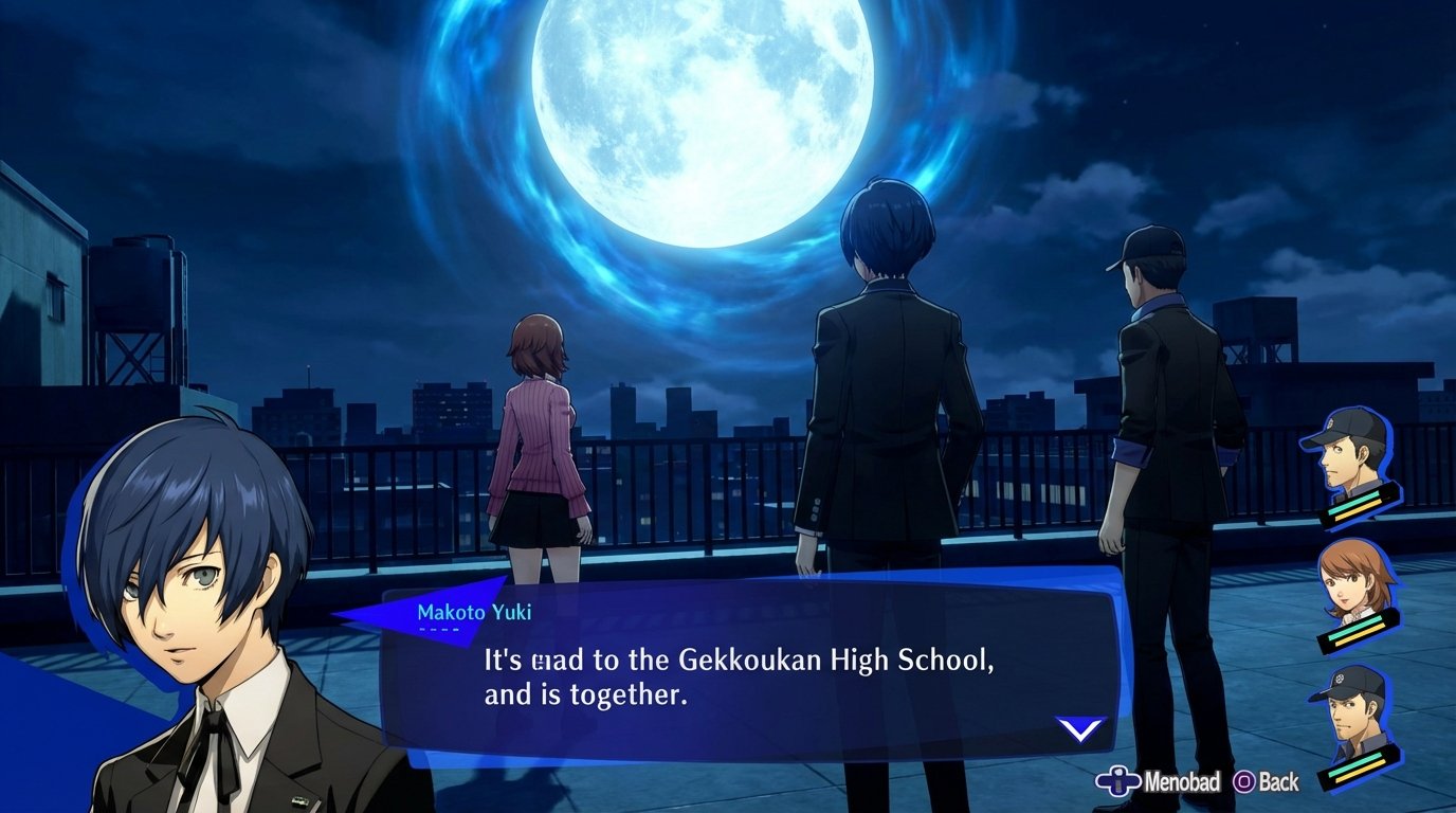 Persona 3 Reload game screenshot