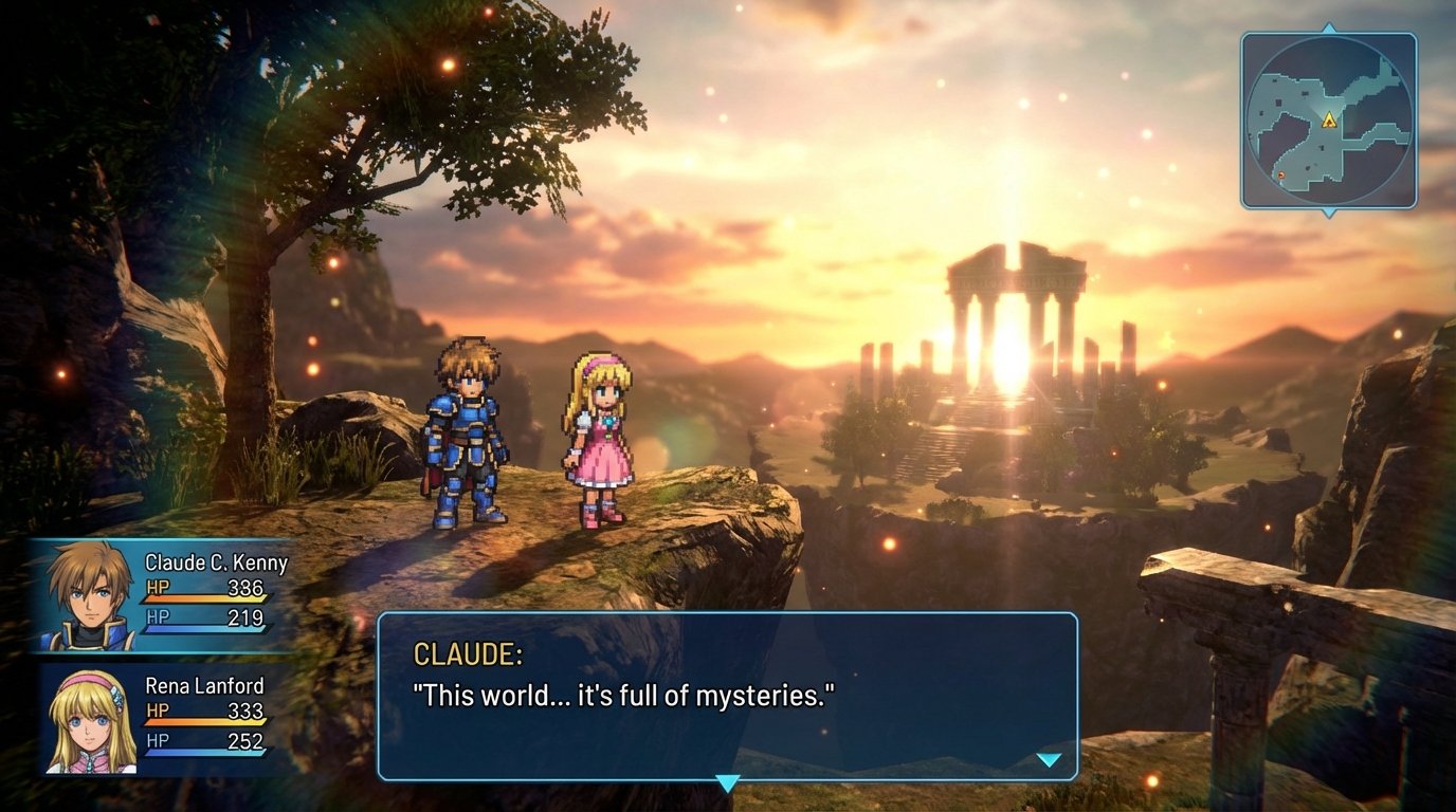 Star Ocean: The Second Story R game screenshot