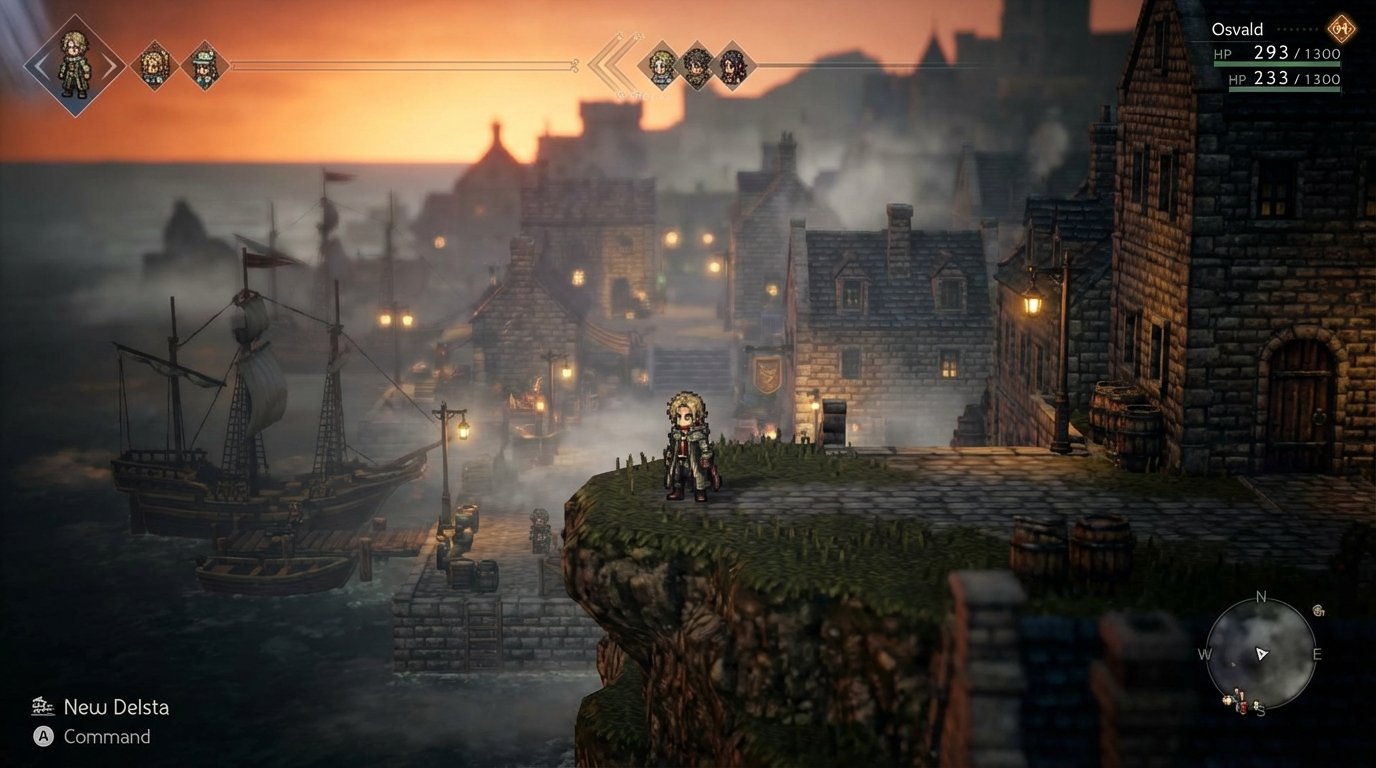 Octopath Traveler II game screenshot