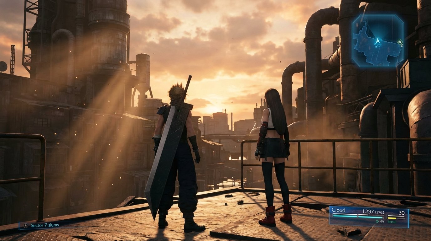 Final Fantasy VII Remake game screenshot