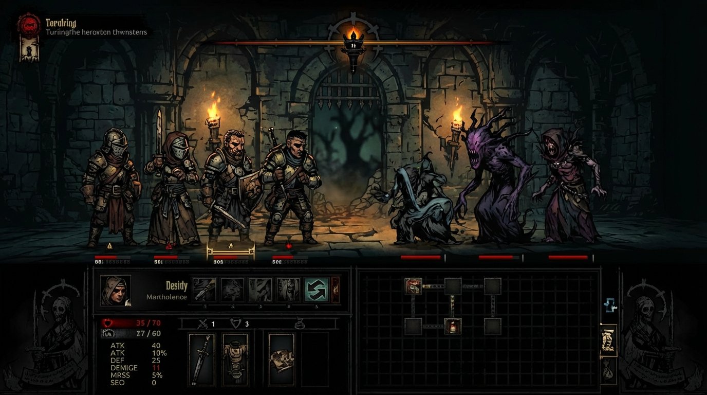 Darkest Dungeon game screenshot
