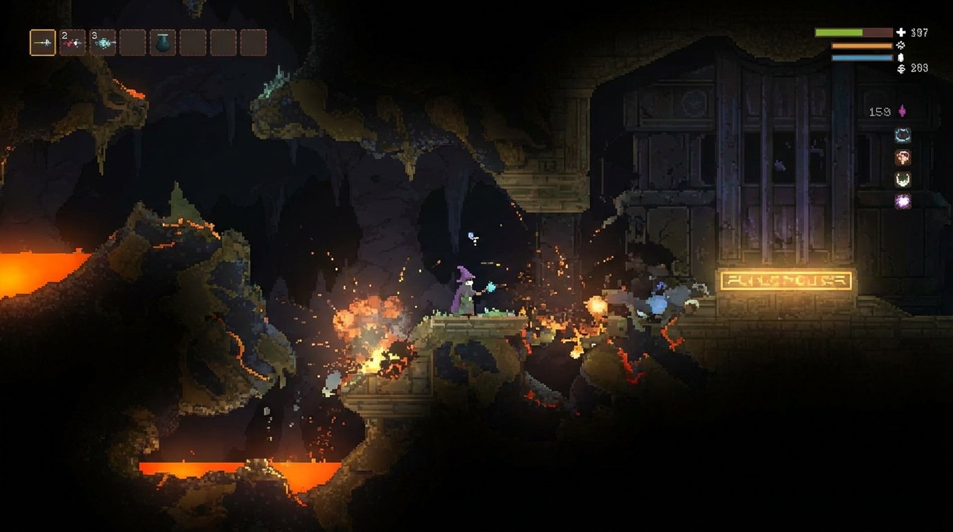 Noita game screenshot