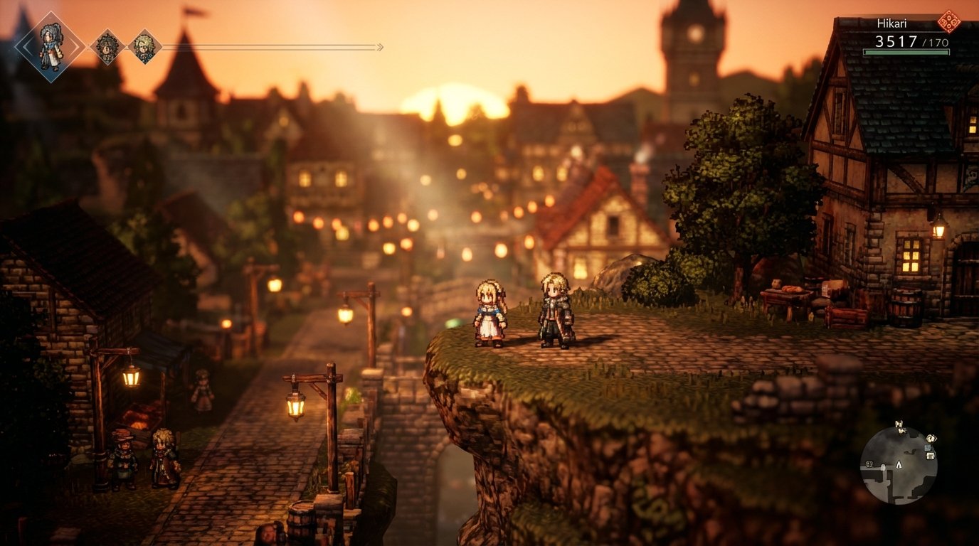Octopath Traveler II game screenshot