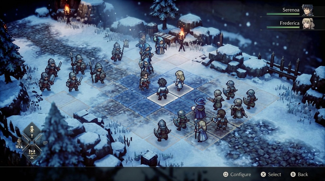 Triangle Strategy game screenshot