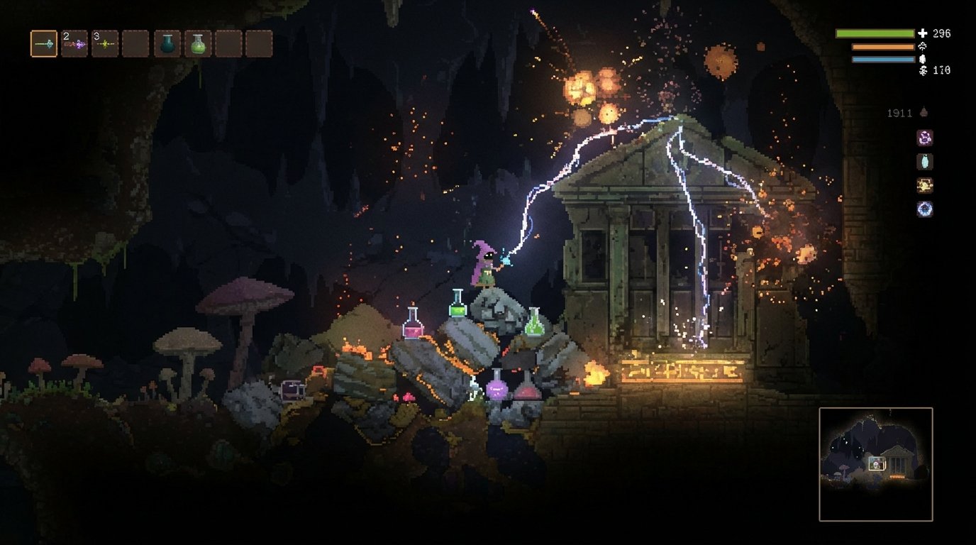 Noita game screenshot