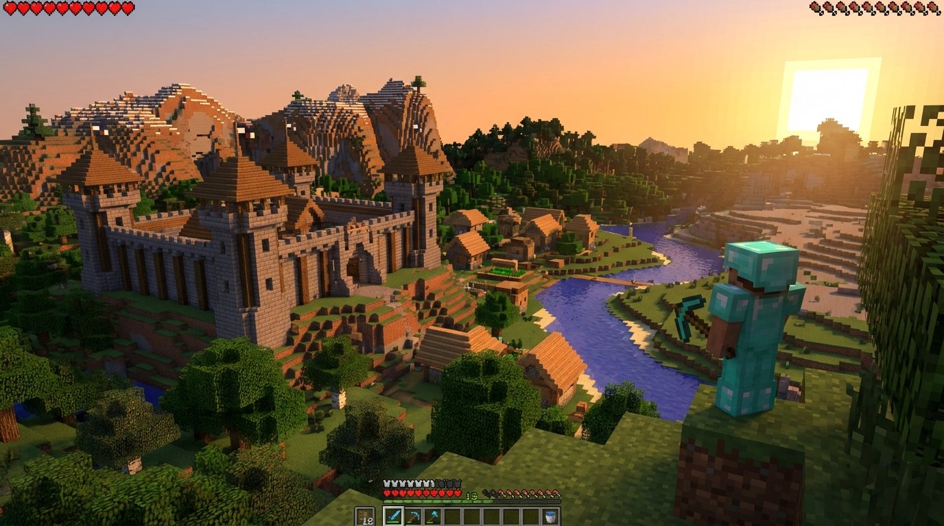 Minecraft game screenshot